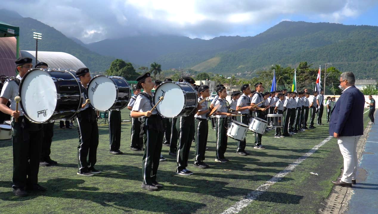 Mais de 600 estudantes participam de Festival de Fanfarras em Ilhabela no feriado de 9 de julho