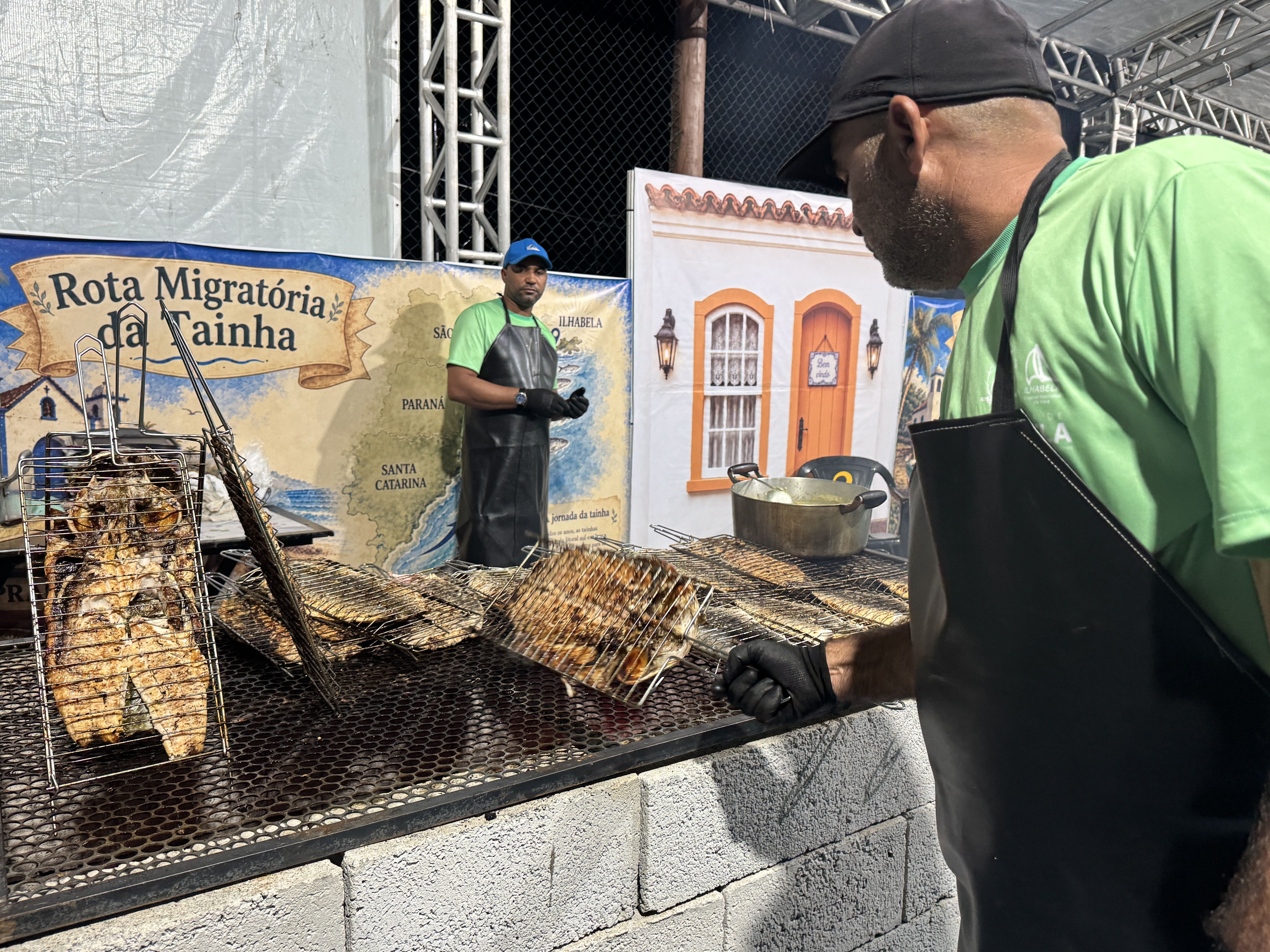 Depois de vender 2 toneladas de tainha, festival ganha edição especial no Mercado do Peixe em Ilhabela