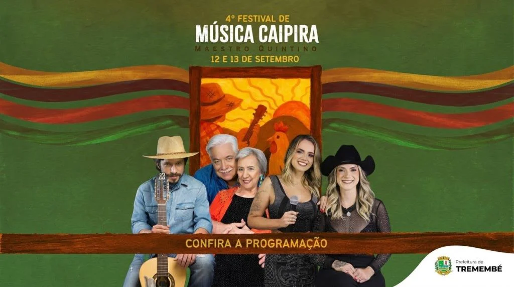 Tremembé recebe Festival de Música Caipira neste fim de semana